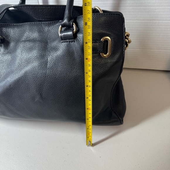 Michael Kors Black Hamilton Crossbody Hobo Bag - Picture 10 of 16